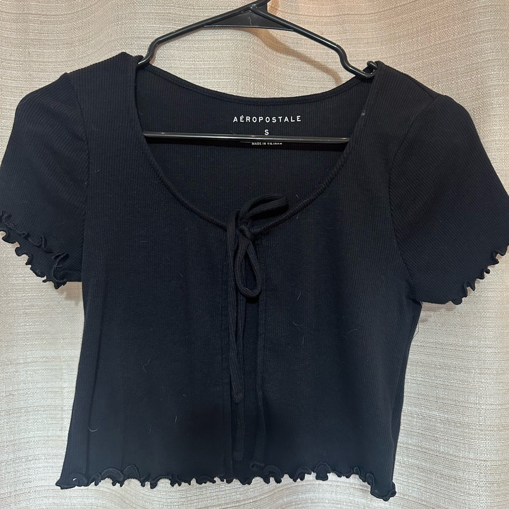 Black Crop Top
